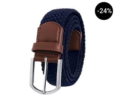 Pásek Braided Belt Navy