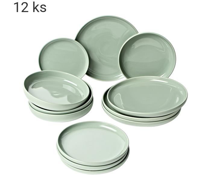 Sada porcelánového nádobí „Nessa” pro 4 osoby (12 dílů)