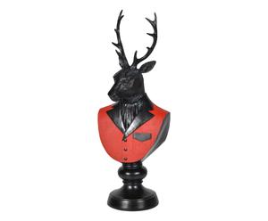 Dekorace „Dressed Deer”, 21 x 17 x 57 cm