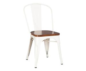 Krzesło „Paris White”, 52 x 45 x 85 cm