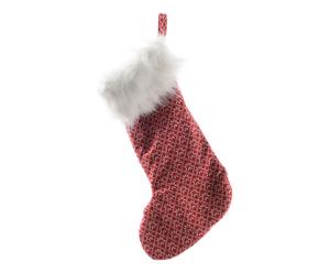 Vánoční ponožka „Schneeblum”, 28 x 52 cm