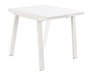 Rozkládací stůl „Mecenate White”, 80 x 80-160 x 75 cm