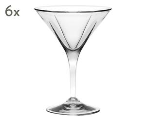 Sada 6 skleniček na martini „Wonder”, Ø 11,5, výš. 16 cm