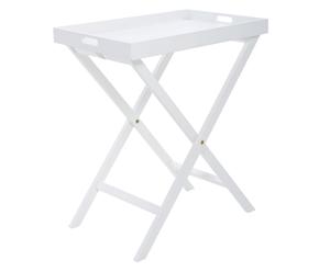 Skládací stolek „Lia White”, 40 x 60 x 70 cm