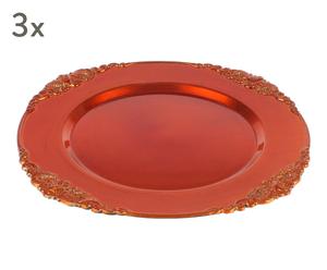 Sada 3 dekorativních talířů „Dax”, Ø 29,5, výš. 2 cm