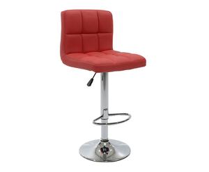 Barová židle „Giana Red”, 45 x 48 x 95 - 116 cm