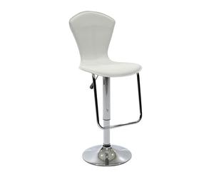 Barová židle „Azure White”, 45 x 50 x 97 – 118 cm
