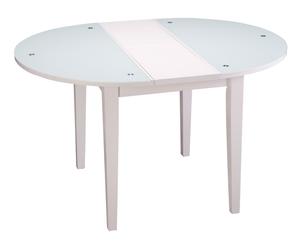 Rozkládací stůl „Vetro”, Ø 100, výš. 75 cm