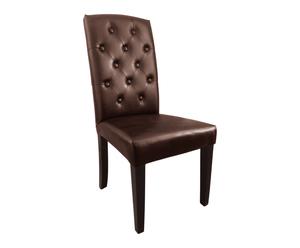 Krzesło „Chesterfield Brown”, 64 x 45 x 102 cm