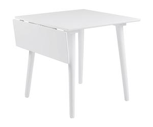Stůl „Lotta White II”, 80 x 80-105 x 75 cm