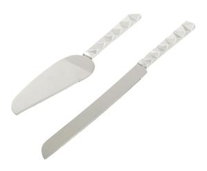 Dortová lopatka a nůž „Geometric”, 2 x 33 x 1 cm