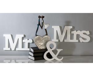 Dekorativní nápis „Mr Mrs”
