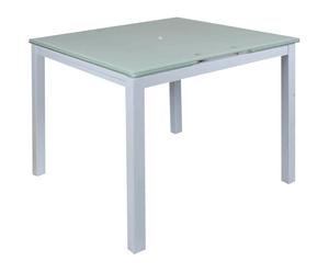 Jídelní stůl „Vetro IV”, 90 x 90-150 x 77 cm