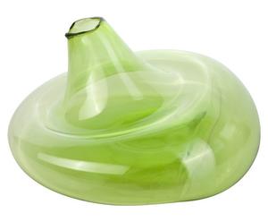 Váza „Drop Green”, Ø 25, výš. 12 cm