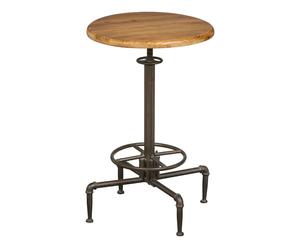 Barový stolek „Founde”, Ø 55, výš. 76-88 cm
