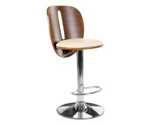 Barová židle „Bent Cream”, 47 x 39 x 105 cm