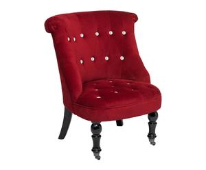 Fotel „Chesterfield Red”, 67 x 67 x 83 cm