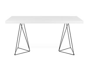 Psací stůl „Multi White-Black”, 90 x 160 x 77 cm