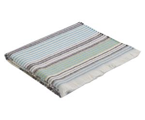 Plaid Logan, green/blue, 180 x 130 cm