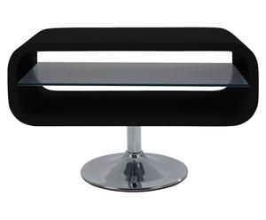DREHBARER TV-TISCH SCOOP, schwarz