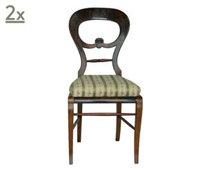 Biedermeier-Stühle Wegelin, 2 Stück