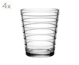 Trinkglas-Set AINO AALTO, 4 Stück, klar, 220 ml