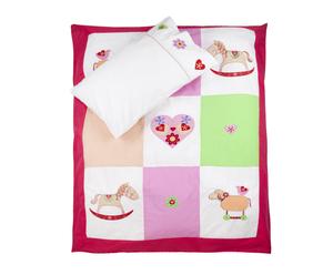 Babybettwäsche-Garnitur Pretty Pony, 2-tlg., 140 x 200 cm, 60 x 70 cm