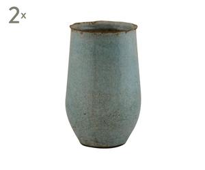 Keramik-Vasen GRENADA, 2 Stück, groß