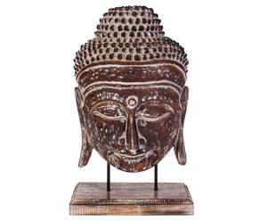 Handgefertigte Deko-Skulptur Buddha’s Head