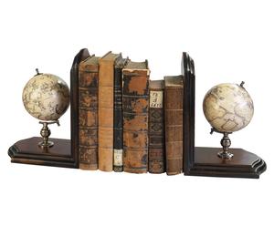 Buchstützen-Set Globe Bookends, 2-tlg.