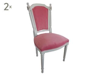 Stuhl ALANA, 2 Stück, rosa