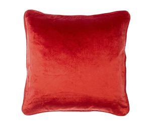 Kissen Fluweel, rot, 45 x 45 cm