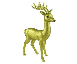 XL-Deko-Hirsch Deer, hellgrün, H 84 cm