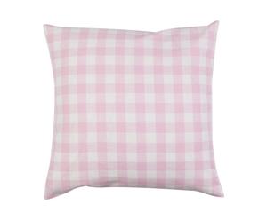 Kissenbezug Rut, rosa/weiß, 47 x 47 cm