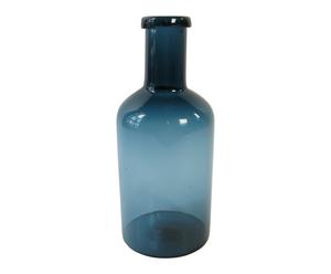 Vase Bottle IV, blau, H 36 cm