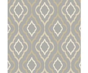 Vliestapete DIVA, grau/beige, 8,2 x 0,69 m