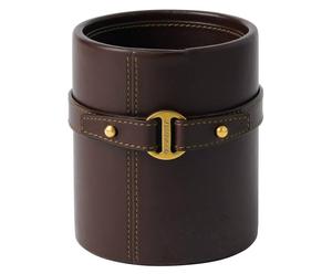 Stiftehalter Equest aus Nappaleder, H 11 cm