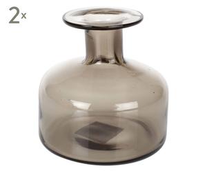 Glas-Vasen Mette, 2 Stück, transparent, H 10 cm