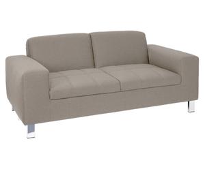 Zweisitzer-Sofa San Francisco, hellgrau, B 170 cm