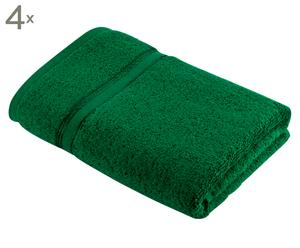 Handtücher MaBelle, 4 Stück, smaragdgrün, 50 x 100 cm