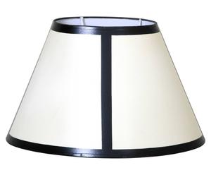 Handbemalter Lampenschirm Luise, oval, B 40 cm