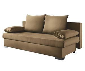Sofa Portland mit Bettkasten und Bettfunktion, hellbraun