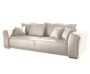 Sofa Los Angeles mit Bettkasten und Bettfunktion, creme, B 270 cm