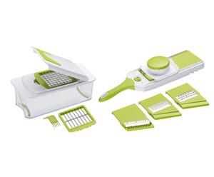 Küchenhelfer-Set Linda, 11-tlg, weiß/hellgrün