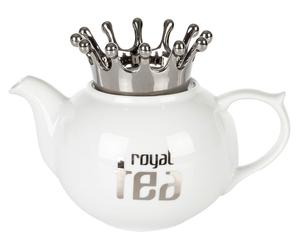Porzellan-Teekanne ROYAL TEA, H 16 cm, 1100 ml
