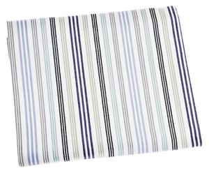 Tischdecke Lasse, schwarz/beige/blau, 150 x 250 cm