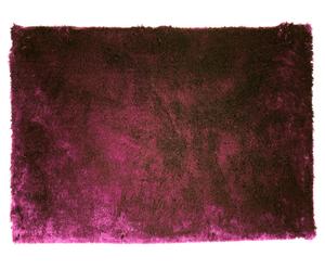 Hochflor-Teppich Marc, schwarz/rot, 120 x 170 cm