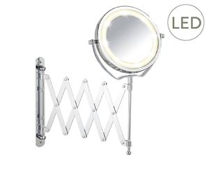 LED-Wand-Kosmetikspiegel Amy höhenverstellbar, Ø 11 cm