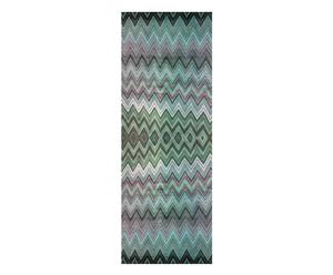 Selbstklebende Fototapete Zig Zag, grün/violett, 90 x 250 cm