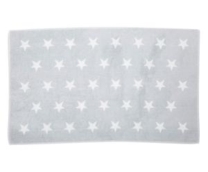 Badematte Stars, grau, 67 x 120 cm